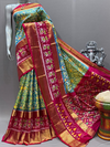 PSNTIDSS5J01NCCD43- Ikat silk saree