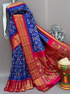 PSNTKBIP5J03CSCD10- Kanchi border Ikat silk saree