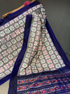 PGMRIDSS5J10NICD55- Ikat silk saree