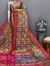 PSNTFTHS5J12CSDC03- Full tissue Ikat silk saree