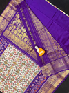 PGMRKBRS4D31FSCD22- Kanchi border Ikat silk saree