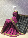 PLXHIDSS4D07BCCD16- Ikat silk saree