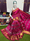 PSRGIDSS5J05BSCC25- Ikat silk saree