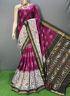 PGMRIDSS4G14NCDC23- Ikat silk saree