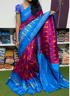 PSRGILWS4S20XDCD49- light weight Ikat silk saree