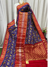 PASKKBRS4V05FSCD14- Kanchi border Ikat silk saree