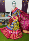 PSRGIDSS4S25BSDD13- Ikat silk saree