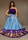 PSSIFSLG4V25SZCC02- Free Size Ikat Silk Lehenga