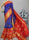 PRIHIDSS5J09NDDC26- Ikat silk saree