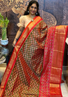 PSRGIDSS4G05BSCD29- Ikat silk saree