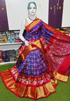 PSRGIDSS4D14BSDC20- Ikat silk saree