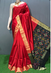 PGMRIDSS4G07XSCC23- Ikat Dupion silk saree