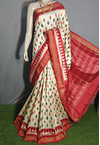 PGMRILWS4V30XDDC20- light weight Ikat silk saree