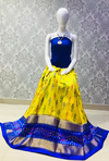 PLXHFSLG4V29SZCC12- Free Size Ikat Silk Lehenga