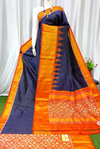 PASKIDSS4D05IDDC01- Ikat silk saree