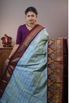 PANHIDSS4D08BNDC07- Ikat silk saree