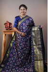 PANHIDSS4D08BNDC15- Ikat silk saree