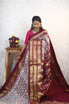 PANHIDSS4G06BXDD08- Ikat silk saree