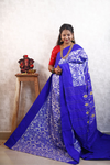 PANHIDSS4S25BTCC08- Ikat silk saree