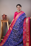 PANHIDSS4V01BBDC05- Ikat silk saree