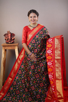 PANHIDSS4V01BBDC12- Ikat silk saree