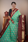 PSIHIDSS4V03BZCC03- Ikat silk saree