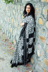 PSSIICTS4V11SBCD09- Double Ikat Teliya rumal cotton saree