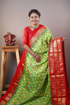 PANHIDSS4V11BNCD01- Ikat silk saree