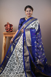 PANHIDSS4V18BNCD03- Ikat silk saree