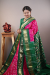 PANHIDSS4V18BNCD06- Ikat silk saree