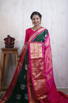 PANHIDSS4V18BNCD19- Ikat silk saree