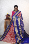 PANHIDSS4V18BNCD21- Ikat silk saree