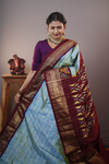 PANHIDSS4V18BNCD24- Ikat silk saree