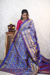 PANHIDSS4V18BNCD26- Ikat silk saree