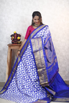 PANHIDSS4V18BNCD28- Ikat silk saree