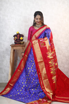 PANHIDSS4V18BNCD30- Ikat silk saree