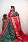 PANHIDSS4V18BNCD39- Ikat silk saree