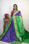 PANHIDSS4V18BNCD42- Ikat silk saree