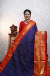 PANHIDSS4V20NTDD06- Ikat silk saree