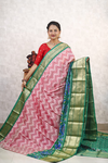 PANHKBRS4V20FZCC06- Kanchi border Ikat silk saree