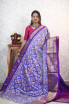 PANHIDSS4V23BNDC17- Ikat silk saree