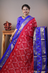 PANHIDSS4V26BNDC06- Ikat silk saree