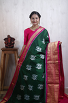 PANHIDSS4V26BNDC10- Ikat silk saree