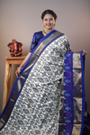 PANHIDSS4V26BNDC11- Ikat silk saree