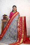 PANHIDSS4V26BNDC14- Ikat silk saree