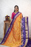 PANHIDSS4V26BNDC19- Ikat silk saree