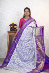 PANHIDSS4V26BNDC25- Ikat silk saree