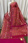 PASKIDSS4V26DSDC06- Ikat silk saree