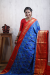 PANHIDSS4D08BNDC03- Ikat silk saree