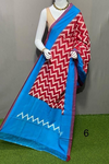 PSRGICDP4D18CBSD10- Ikat cotton dupatta